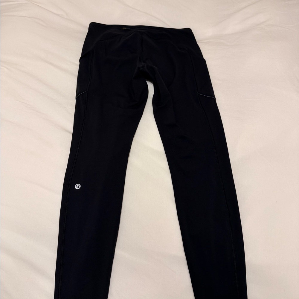 Lululemon Black Speed Up Tight Full On Luxtreme | Size 8, 28” Inseam